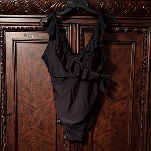 Kindred Bravely Maternity & Nursing Wrap One-Piece Swimsuit